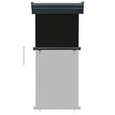 vidaXL fekete erkély oldalnapellenző 85 x 250 cm