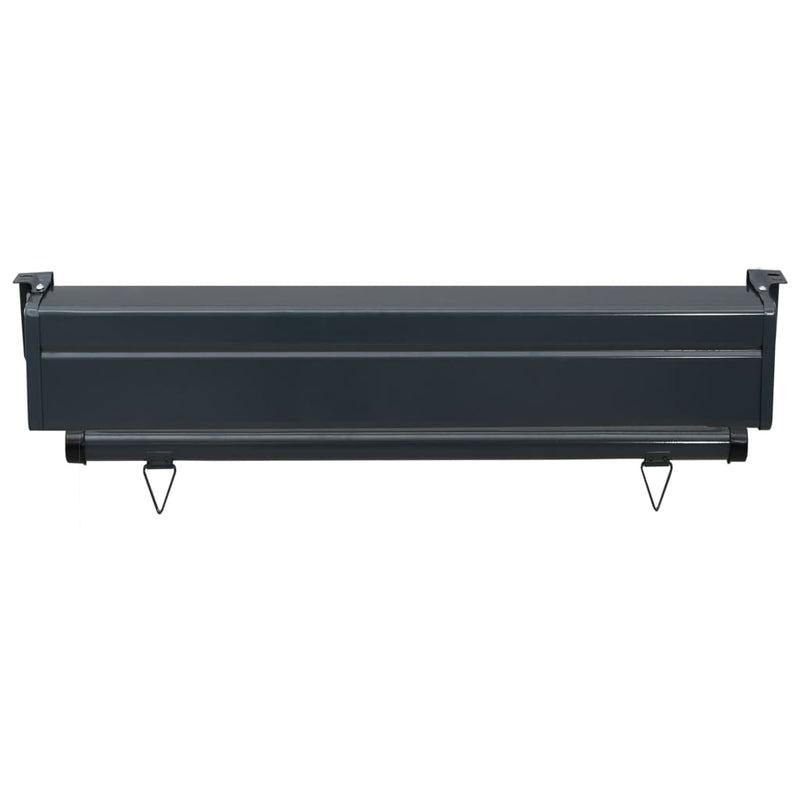 vidaXL fekete erkély oldalnapellenző 85 x 250 cm