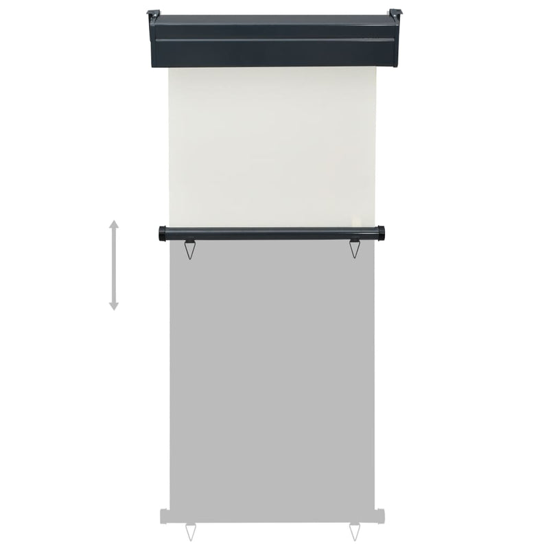 vidaXL krémszínű oldalsó terasznapellenző 85 x 250 cm