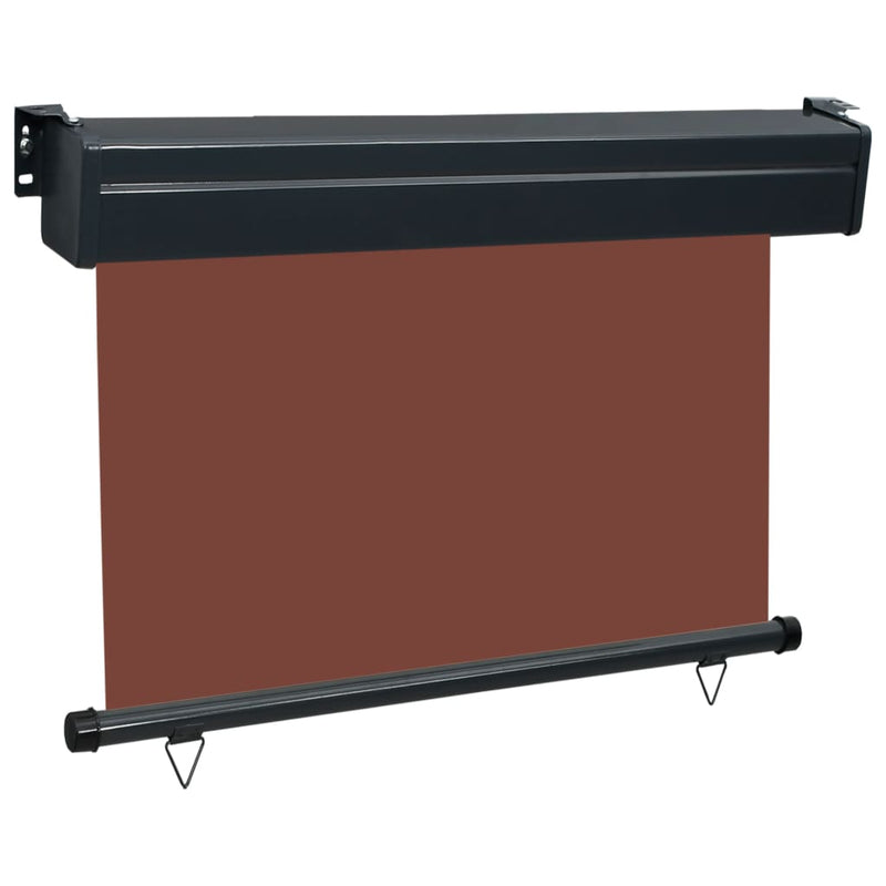 vidaXL barna oldalsó napellenző erkélyre 85 x 250 cm