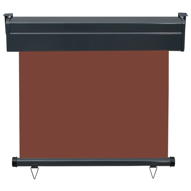 vidaXL barna oldalsó napellenző erkélyre 85 x 250 cm