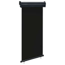 vidaXL fekete erkély oldalnapellenző 105 x 250 cm