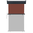 vidaXL barna oldalsó terasznapellenző 105 x 250 cm