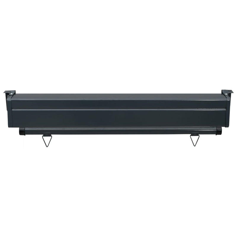 vidaXL barna oldalsó terasznapellenző 105 x 250 cm