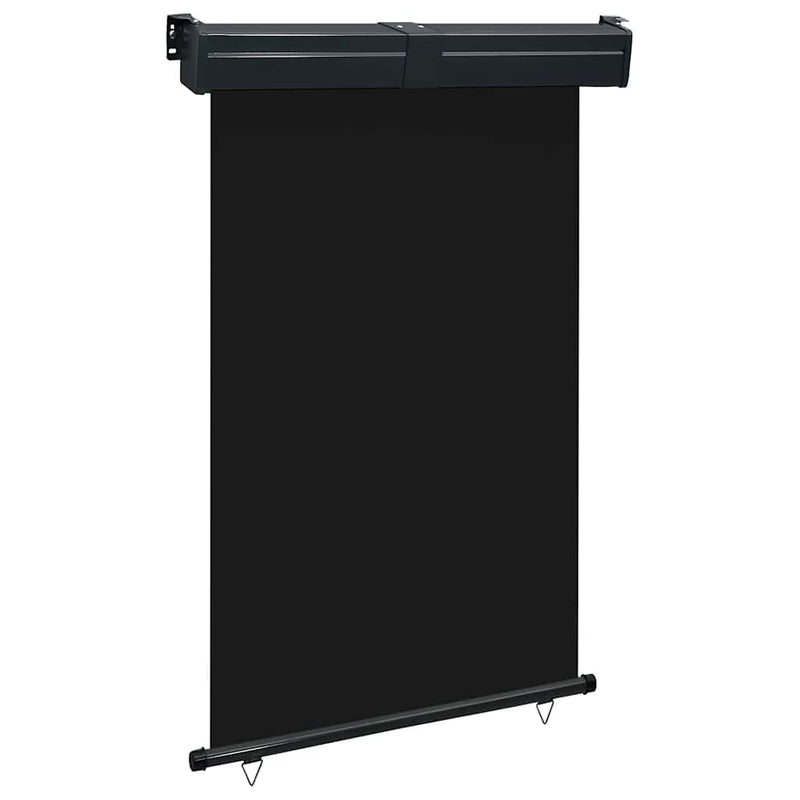 vidaXL fekete erkély oldalnapellenző 125 x 250 cm
