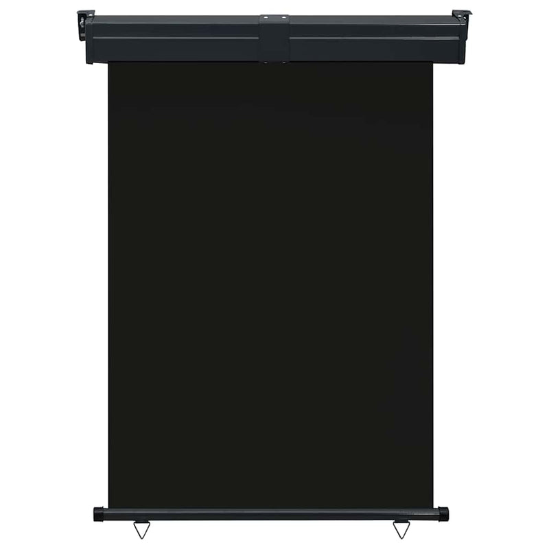 vidaXL fekete erkély oldalnapellenző 125 x 250 cm