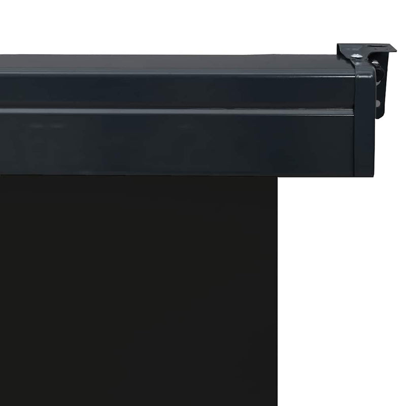vidaXL fekete erkély oldalnapellenző 125 x 250 cm