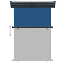 vidaXL kék oldalsó terasznapellenző 125 x 250 cm