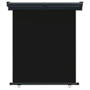 vidaXL fekete erkély oldalnapellenző 145 x 250 cm