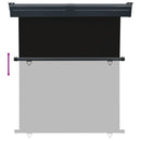 vidaXL fekete erkély oldalnapellenző 145 x 250 cm