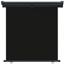 vidaXL fekete erkély oldalnapellenző 175 x 250 cm