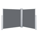 vidaXL antracitszürke behúzható oldalsó napellenző 100 x 600 cm
