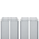 vidaXL barna behúzható oldalsó napellenző 100 x 600 cm