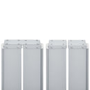 vidaXL krémszínű behúzható oldalsó napellenző 120 x 1000 cm