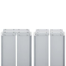 vidaXL antracitszürke behúzható oldalsó napellenző 120 x 1000 cm