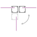 vidaXL antracitszürke behúzható oldalsó napellenző 120 x 1000 cm