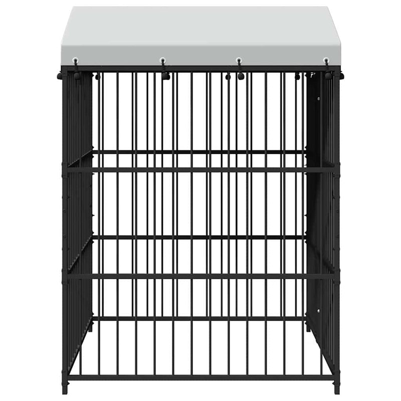 vidaXL kültéri kutyakennel tetővel 150 x 150 x 210 cm