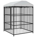 vidaXL kültéri kutyakennel tetővel 150 x 150 x 210 cm