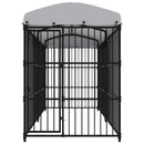 vidaXL kültéri kutyakennel tetővel 300 x 150 x 210 cm