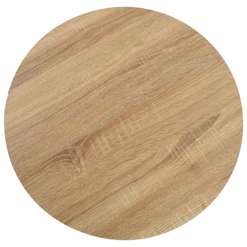 vidaXL világosbarna MDF bisztróasztal 50 cm