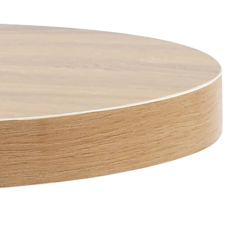 vidaXL világosbarna MDF bisztróasztal 50 cm