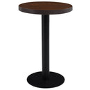 vidaXL sötétbarna MDF bisztróasztal 50 cm