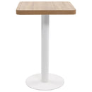 vidaXL világosbarna MDF bisztróasztal 50 x 50 cm