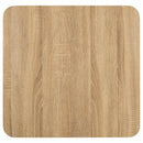vidaXL világosbarna MDF bisztróasztal 50 x 50 cm