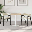 vidaXL világosbarna MDF bisztróasztal 60 x 60 cm