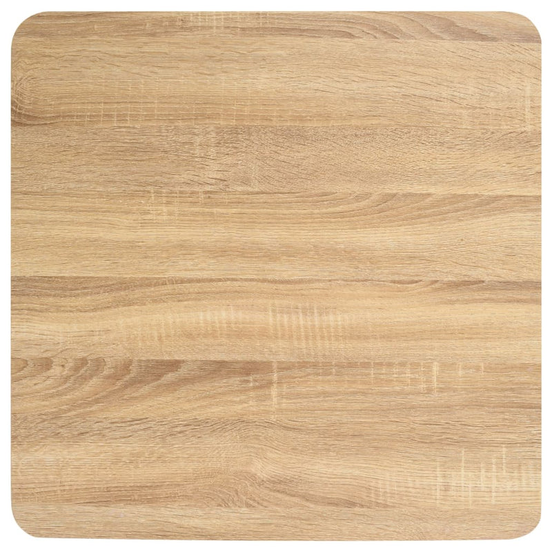 vidaXL világosbarna MDF bisztróasztal 60 x 60 cm