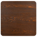 vidaXL sötétbarna MDF bisztróasztal 60 x 60 cm