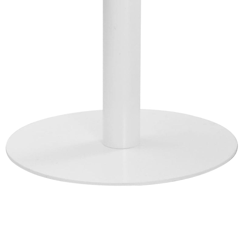 vidaXL világosbarna MDF bisztróasztal 80 x 80 cm