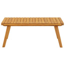 vidaXL tömör akácfa kerti dohányzóasztal 90 x 55 x 35 cm