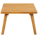 vidaXL tömör akácfa kerti dohányzóasztal 90 x 55 x 35 cm