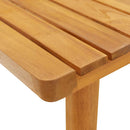 vidaXL tömör akácfa kerti dohányzóasztal 90 x 55 x 35 cm