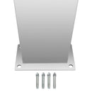 vidaXL négyzet alakú rozsdamentes acél kültéri zuhany