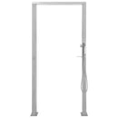 vidaXL dupla szórófejes rozsdamentes acél kültéri zuhany