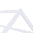 vidaXL fehér tömör fenyőfa gyerekágy-keret 70 x 140 cm