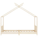 vidaXL tömör fenyőfa gyerekágy-keret 90 x 200 cm