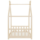 vidaXL tömör fenyőfa gyerekágy-keret 90 x 200 cm