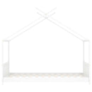 vidaXL fehér tömör fenyőfa gyerekágy-keret 80 x 160 cm