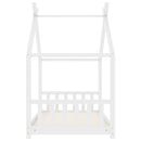 vidaXL fehér tömör fenyőfa gyerekágy-keret 80 x 160 cm