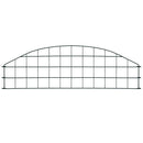 vidaXL zöld íves kerti kerítés szett 77,3 x 26 cm