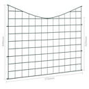 vidaXL zöld fordítva ívelt kerti kerítés szett 77,5 x 64 cm