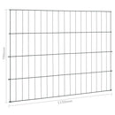 vidaXL zöld kerti kerítés szett 115 x 79 cm