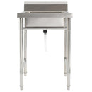 vidaXL rozsdamentes acél egymedencés mosogatótálca