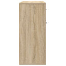 vidaXL sonoma tölgy színű szerelt fa tálalószekrény 88 x 30 x 70 cm