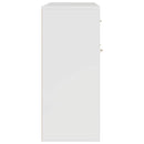 vidaXL magasfényű fehér szerelt fa tálalószekrény 88 x 30 x 70 cm