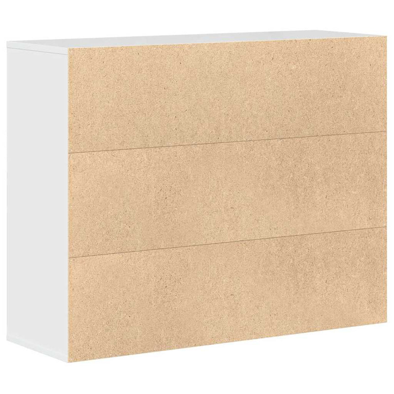 vidaXL magasfényű fehér szerelt fa tálalószekrény 88 x 30 x 70 cm