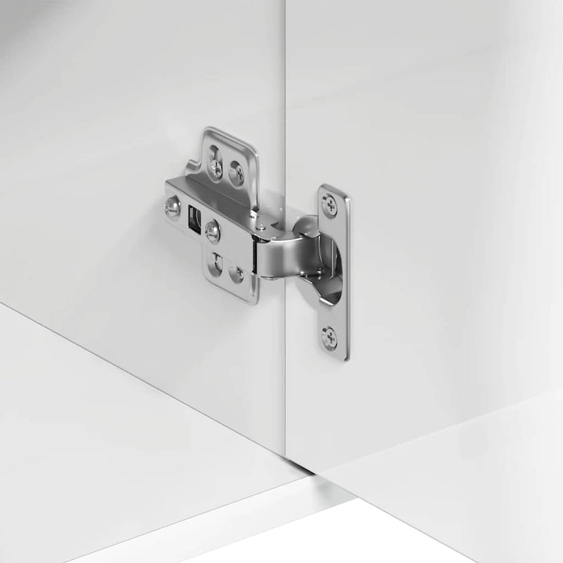 vidaXL magasfényű fehér szerelt fa tálalószekrény 88 x 30 x 70 cm